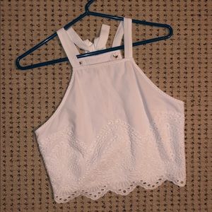 Abercrombie & Fitch White tank top